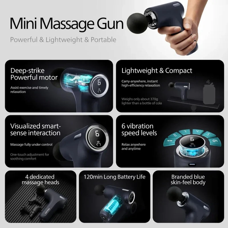 ماساژور برقی تفنگی فیلیپس مدل Philips PPM7319