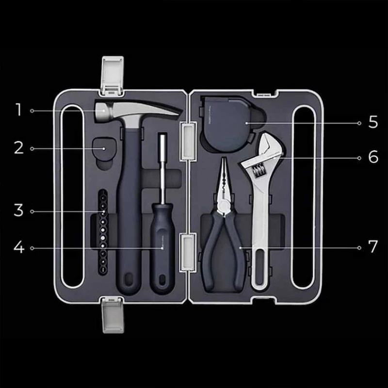 کیت جعبه ابزار و پیچ‌گوشتی شارژی هوتو مدل HOTO Electric Screwdriver Tool Set QWDGJ001