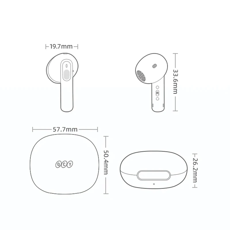 هندزفری بلوتوثی کیو سی وای مدل QCY AilyBuds E10