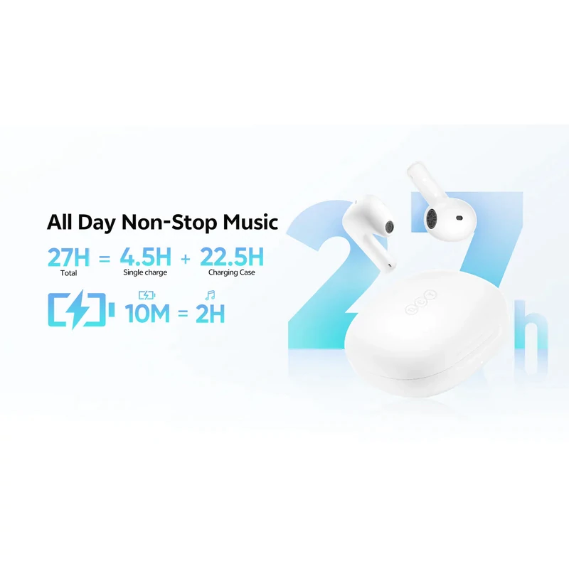 هندزفری بلوتوثی کیو سی وای مدل QCY AilyBuds E10