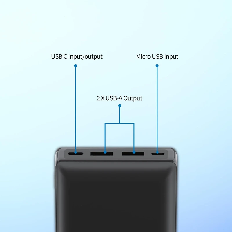 پاوربانک فیلیپس مدل DLP7721C ظرفیت 20000 میلی آمپر ساعت