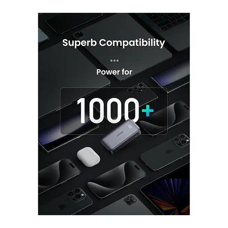 پاوربانک 10000 میلی آمپر 30 واتی یوگرین مدل UGREEN Nexode PB502