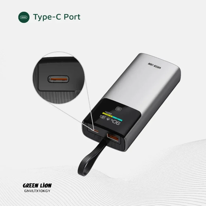 پاوربانک گرین لاین مدل Voltix ظرفیت 10 هزار میلی آمپر ساعت PD20W