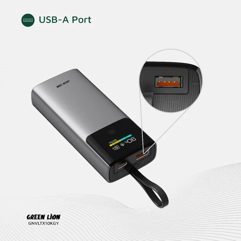 پاوربانک گرین لاین مدل Voltix ظرفیت 10 هزار میلی آمپر ساعت PD20W