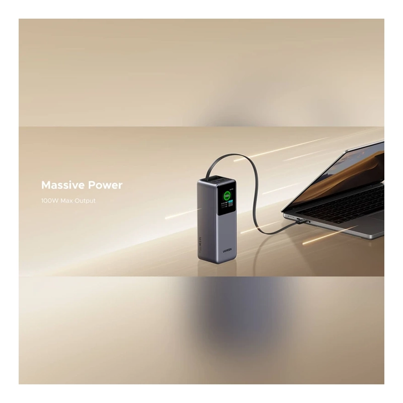 پاوربانک 20000 میلی آمپر 165 واتی یوگرین مدل UGREEN PB726