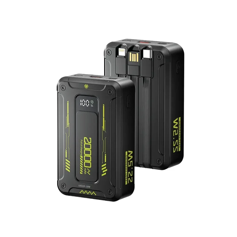 پاوربانک گرین لاین مدل Xtreme 20 ظرفیت 20000 میلی آمپر ساعت PD و 22.5 وات