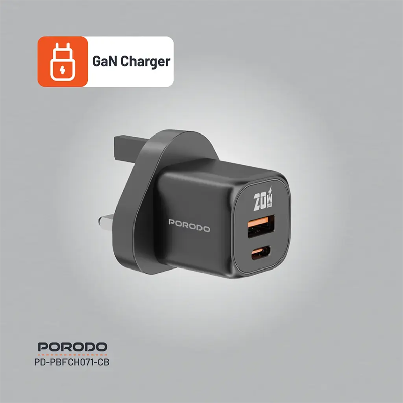 پک 6 در 1 پاوربانک، کابل شارژ، هولدر مگنتی ، آداپتور پرودو مدل Porodo Essentials 6 in 1 Ultimate Combo PD-PBFCH071-CB