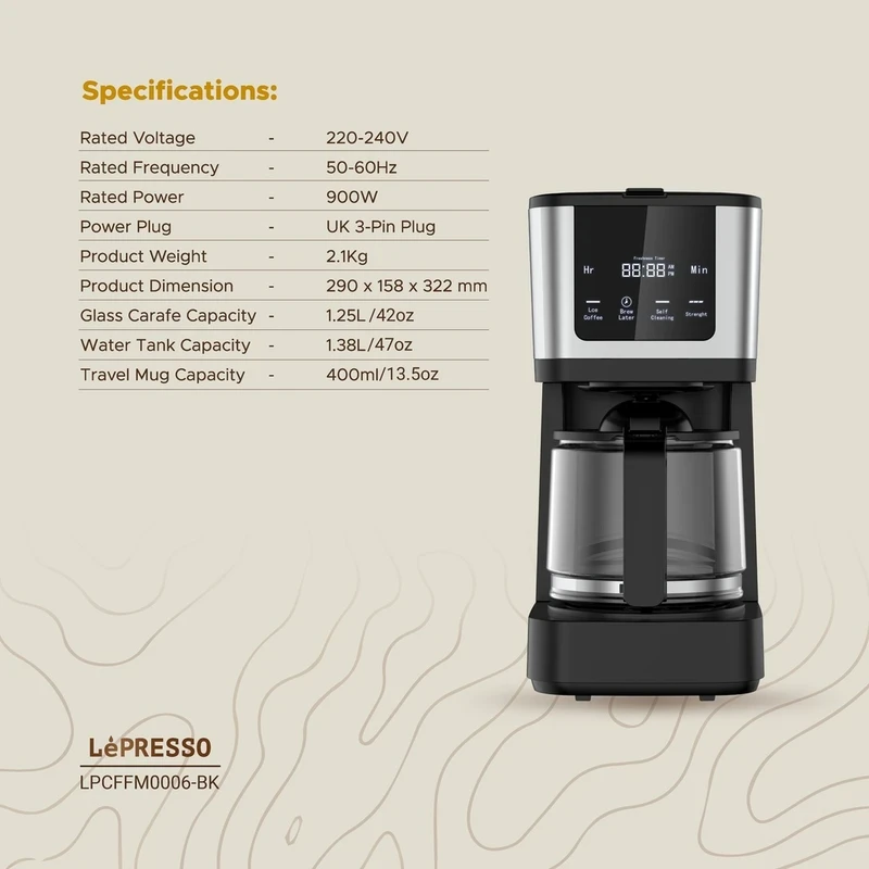 قهوه ساز لپرسو مدل LePresso Coffee Machine LPCFFM0006