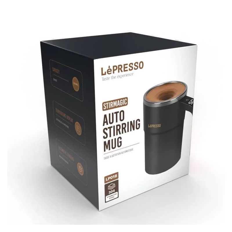 ماگ 380 میلی لیتر لپرسو مدل Lepresso Stirmagic Auto Stirring Mug LPCFFM0018