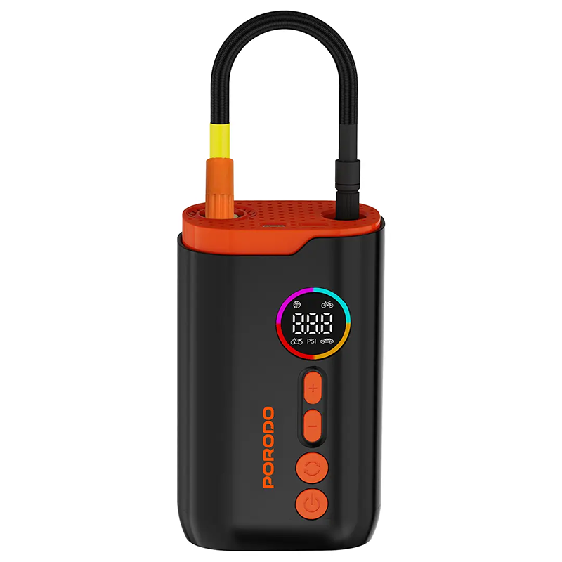 پمپ باد پرودو مدل Porodo Lifestyle Electric Air Inflator LFST181 Black