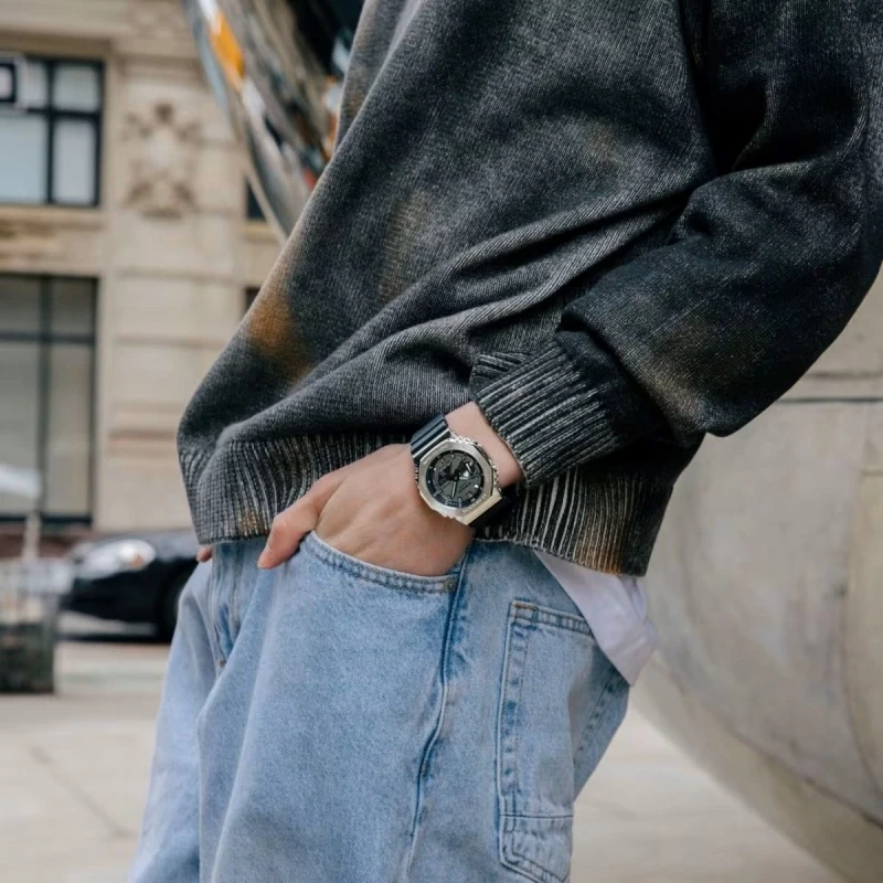 ساعت مچی مردانه کاسیو G-SHOCK مدل GM-2100-1ADR