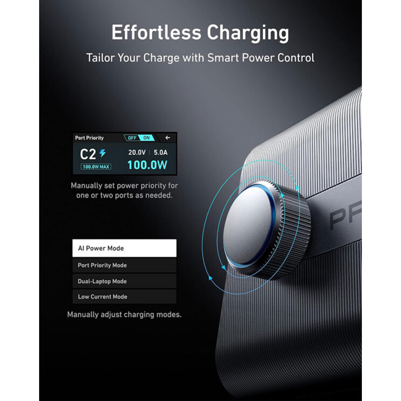 شارژر رومیزی انکر مدل Anker Prime Charger 250W 6-Port A2345