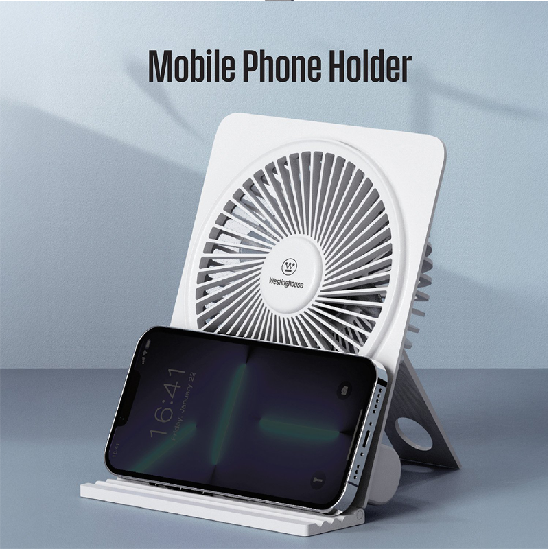 پنکه قابل حمل وستینگ هاوس مدل Westinghouse 3-in-1 Ultra-Thin Rechargeable Fan WSFRE159