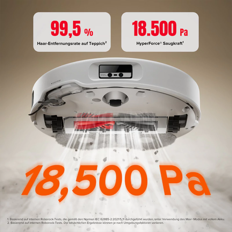 جارو رباتیک روبوراک مدل Roborock Qrevo Curve (کالای اصلی و گلوبال)