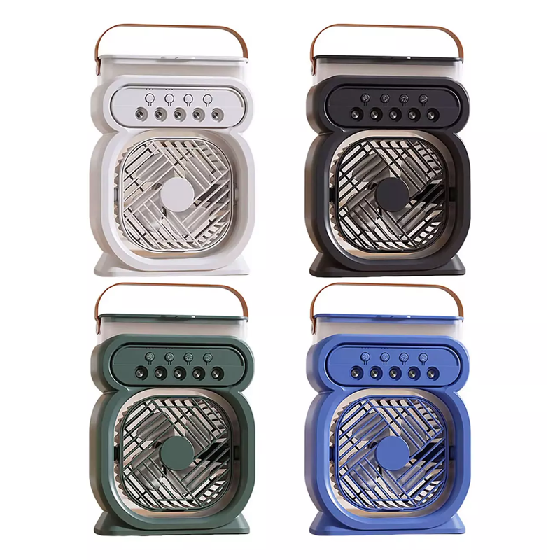 پنکه مه پاش رومیزی تایمردار مدل humidifier cooler fan
