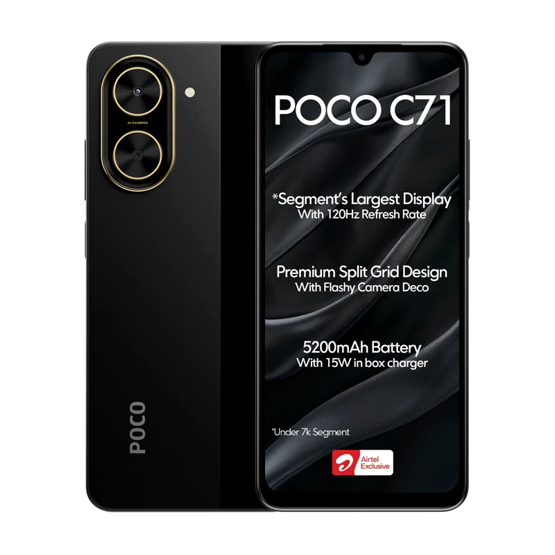 گوشی موبایل شیائومی پوکو مدل POCO C71 ظرفیت 128گیگابایت رم 4گیگابایت-گلوبال