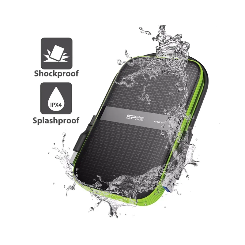 حافظه اچ دی دی سیلیکون پاور مدل Armor A60 ظرفیت 2 ترابایت