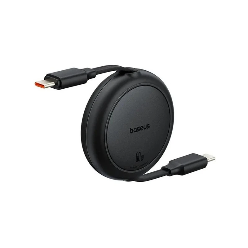 کابل 60واتی 1 متری USB-C به USB-C بیسوس مدل Free2Pull Mini  P10364500