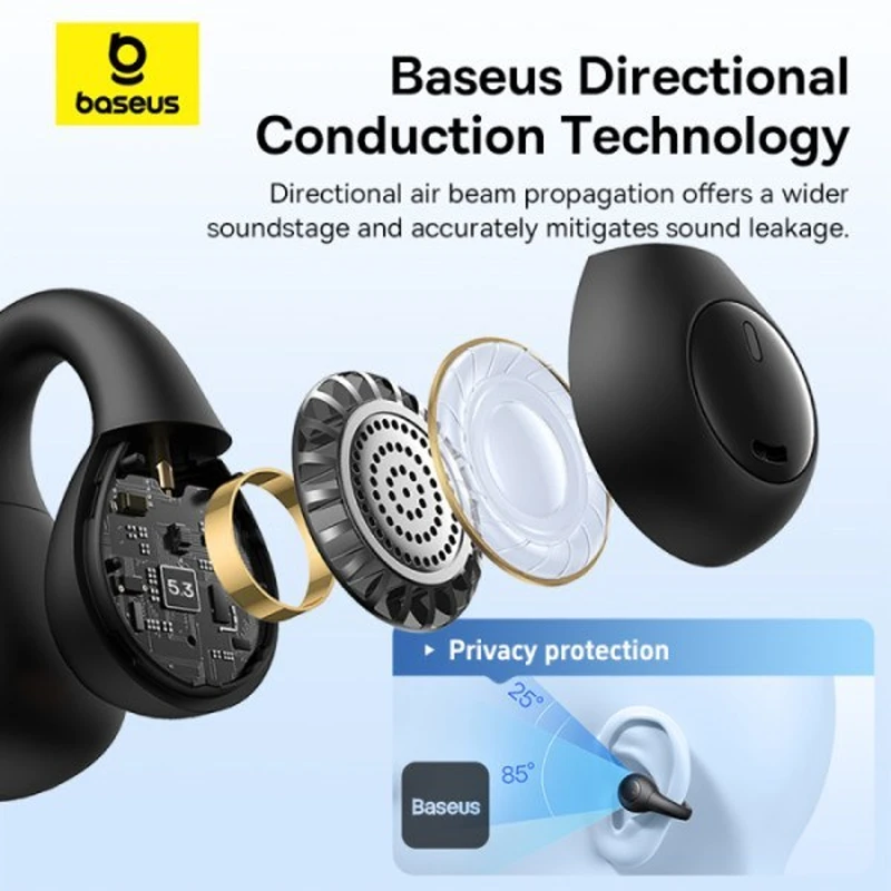 هندزفری بلوتوثی بیسوس مدل  Baseus Handsfree AirGo AS01