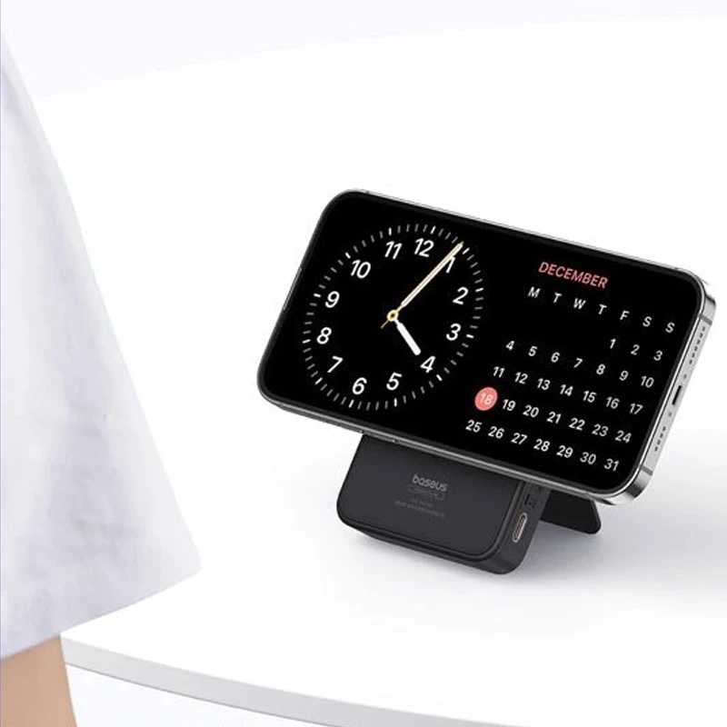 پاور بانک وایرلس 5000 میلی آمپر بیسوس مدل  Baseus MagPro Magnetic P10064101
