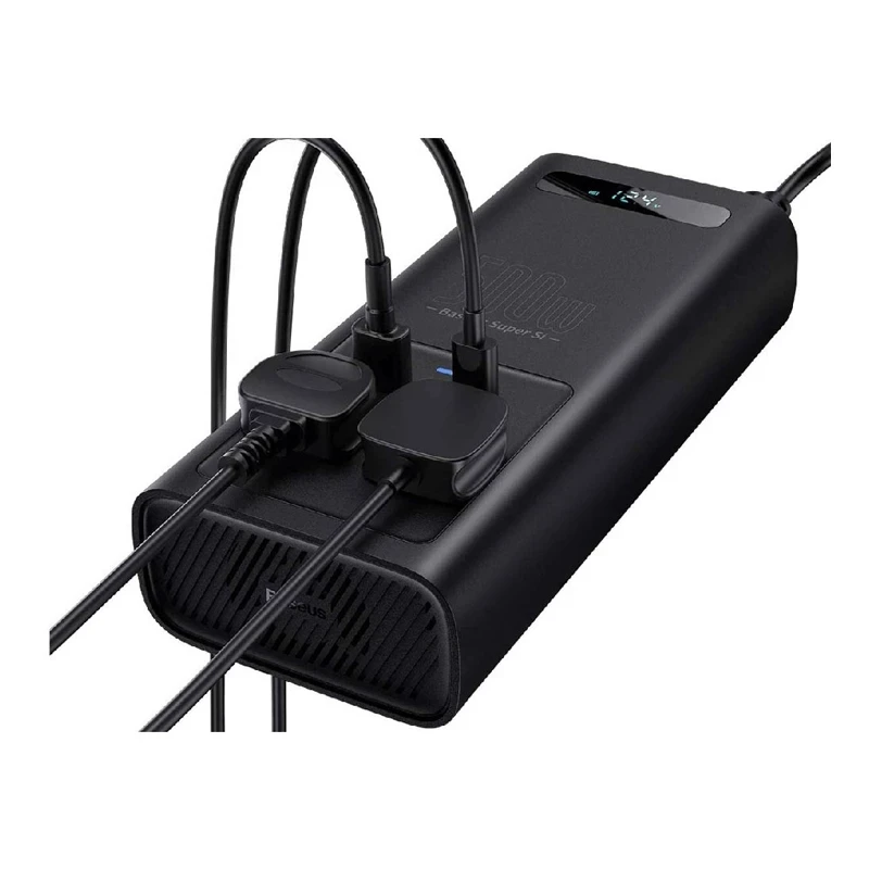مبدل برق خودرو بیسوس مدل Super Si Power Inverter  500W CGNB000101