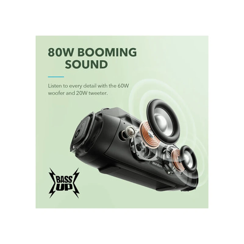 اسپیکر بلوتوثی انکر  مدل  Anker Soundcore Motion Boom Plus A3129