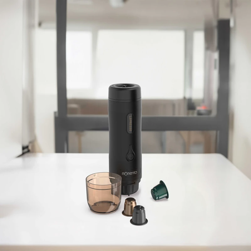 اسپرسو ساز قابل حمل لپرسو مدل LePresso Momento 2.0 Portable Espresso LPPESSMBK