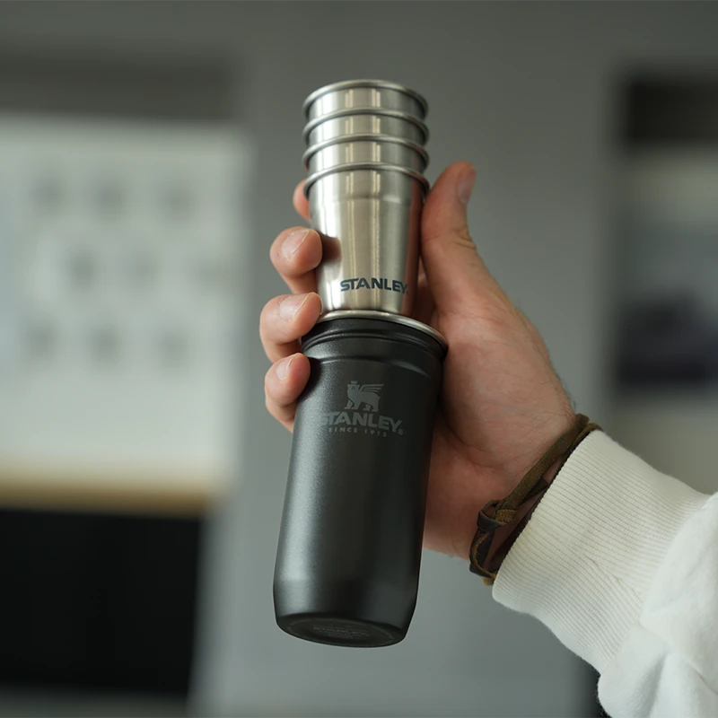 ست شات و فلاسک استنلی  Stanley Shot Glass + Flask Set
