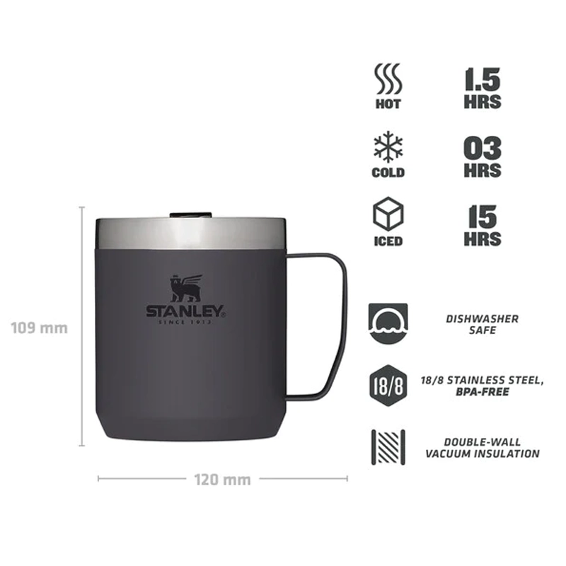ماگ استنلی درب دار 350 میل Stanley Camp MUG