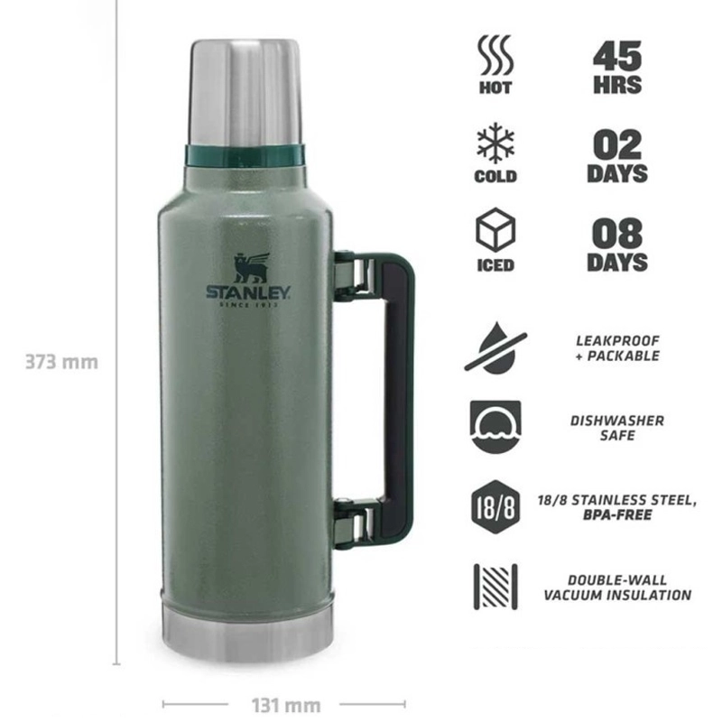 فلاسک استنلی 1/9 لیتر مدل Stanley Classic Bottle