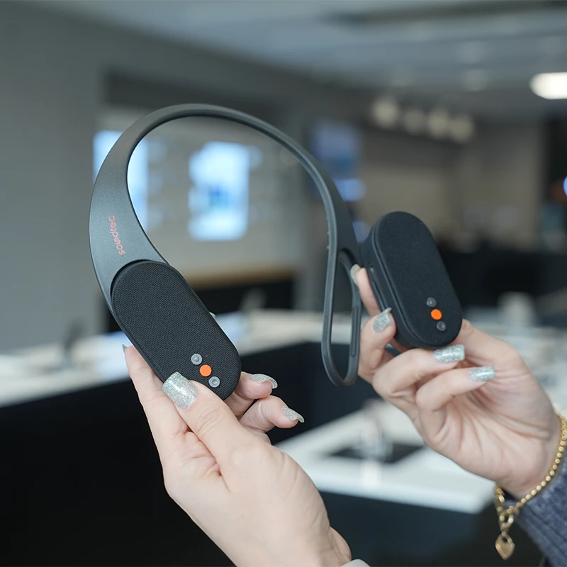 اسپیکر گردنی بیسیم پورودو Porodo Soundtec Neck Audio