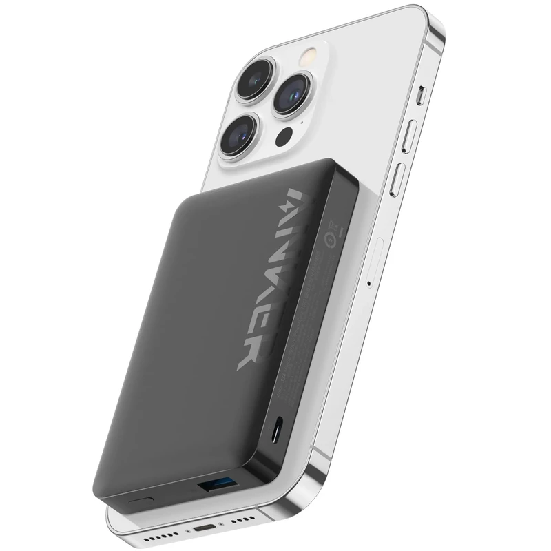 پاوربانک انکر مدل MagGo Battery A1642 ظرفیت 10000 میلی‌ آمپر ساعت