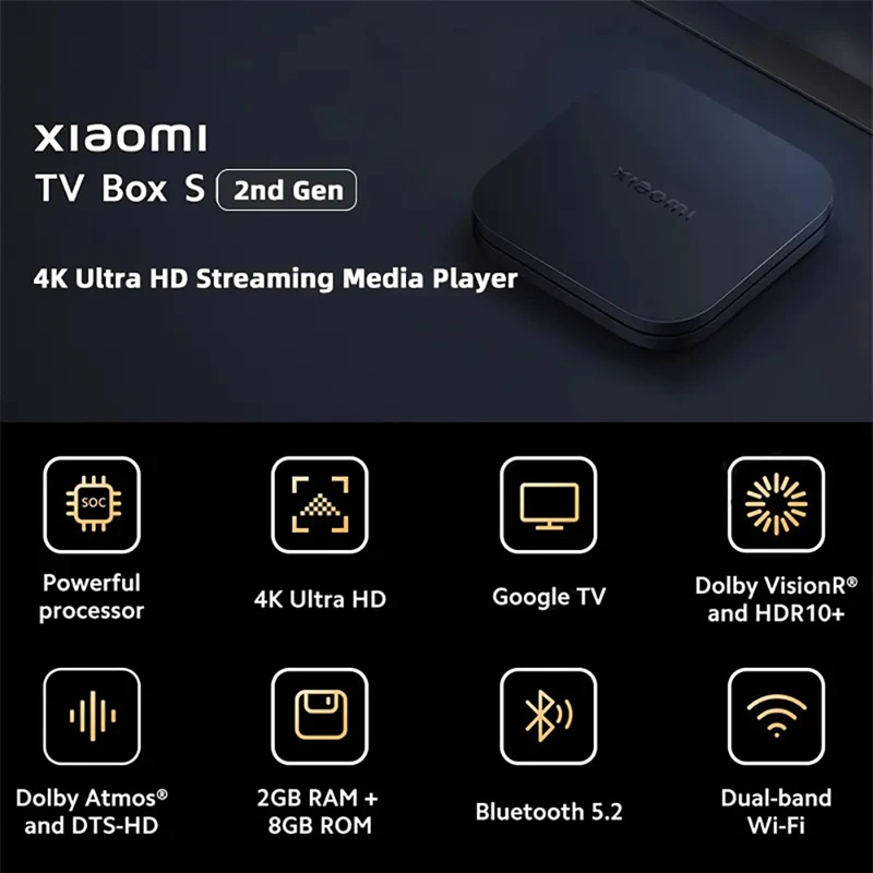 اندروید باکس شیائومی Xiaomi TV Box S 4K 2nd Gen