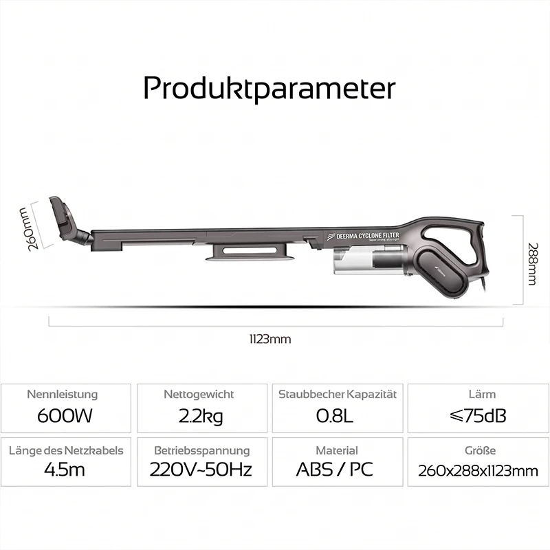 جاروبرقی درما مدل Deerma DX700s