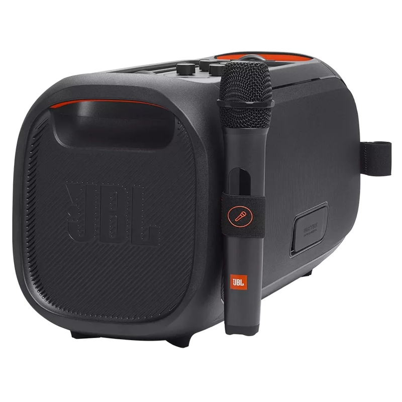اسپیکر بلوتوثی قابل حمل جی بی ال مدل JBL Partybox on the go +Mic به همراه میکروفون