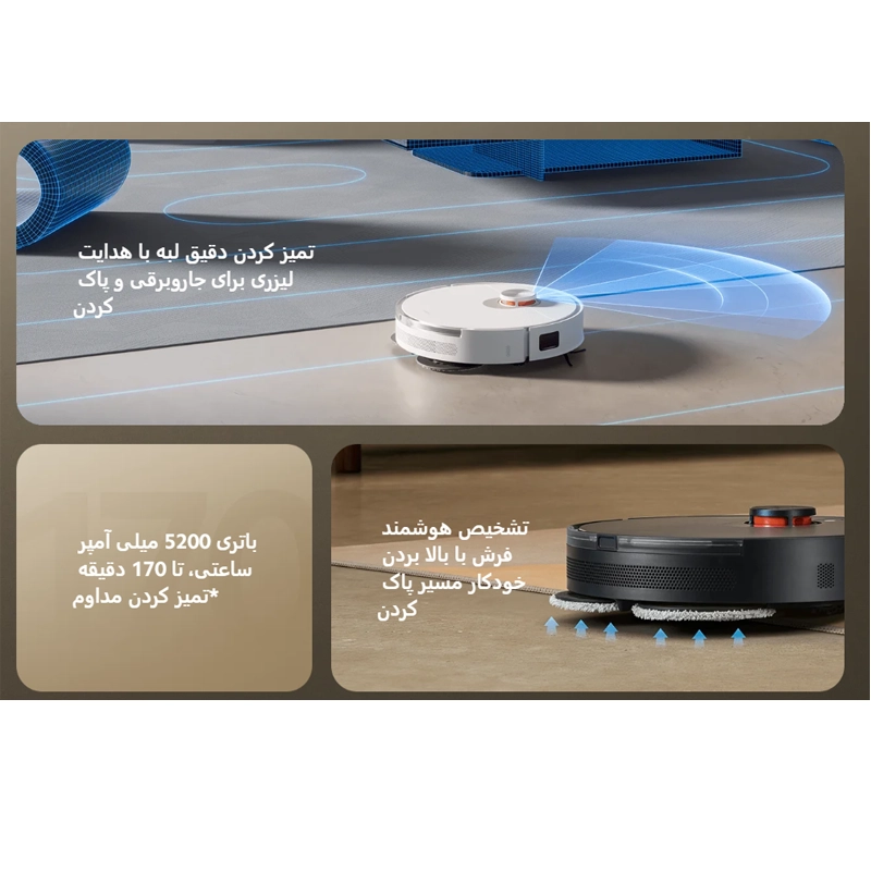 جارو رباتیک شیائومی مدل Xiaomi Robot Vacuum S20 Plus