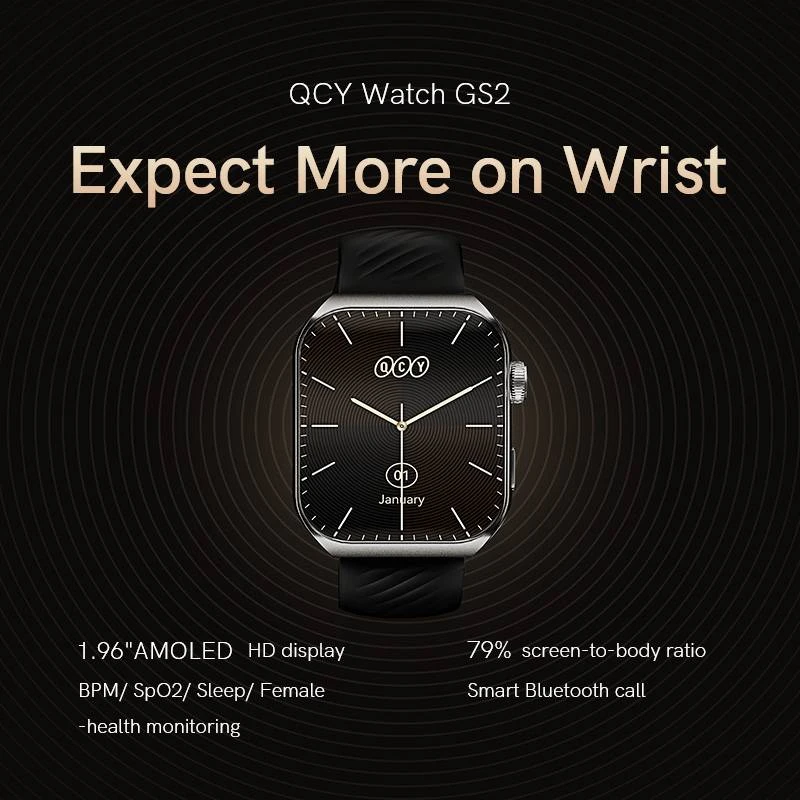 ساعت هوشمند کیو سی وای مدل QCY GS2 Watch