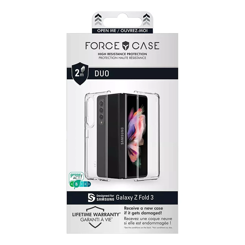 کاور فورس مدل FCDUOGZFOLD3T Duo مناسب برای گوشی موبایل سامسونگ Galaxy Z Fold 3