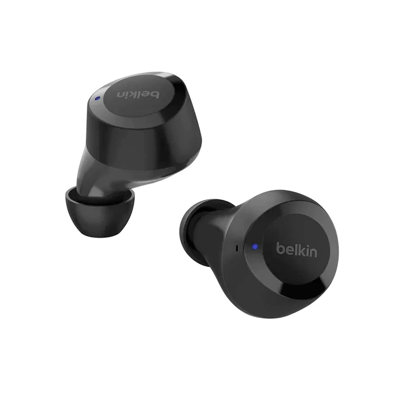 هندزفری بلوتوثی (ایربادز بی‌ سیم) بلکین مدل AUC009btBLK Soundform Bolt