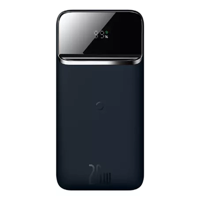 پاوربانک مغناطیسی ۱۰۰۰۰ میلی آمپر ۲۰ واتی وایرلس بیسوس مدل Magnetic Wireless PPCX0102