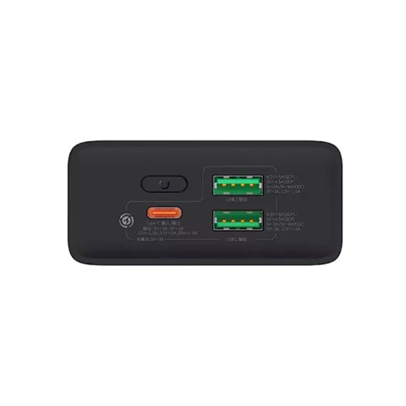 پاوربانک ۲۰۰۰۰ میلی‌آمپر ۳۰ واتی بیسوس مدل Adaman2 Super VOOC PPAD050101