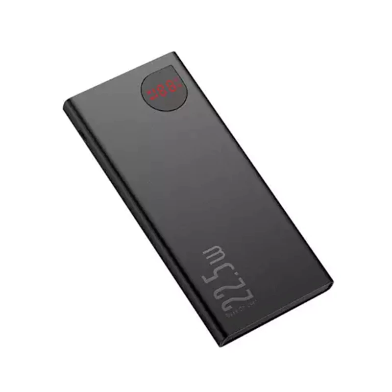 پاوربانک ظرفیت 10000 میلی آمپر 22.5 واتی بیسوس مدل Adaman Metal PPAD070001