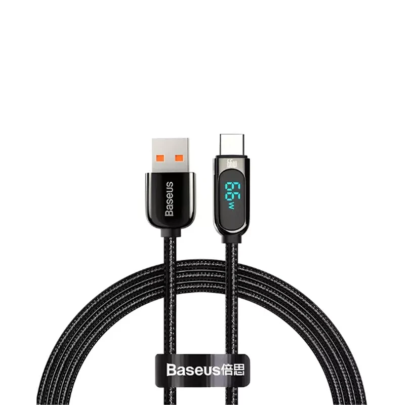 کابل ۱ متری USB به Type-C بیسوس 66W مدل   CASX020001