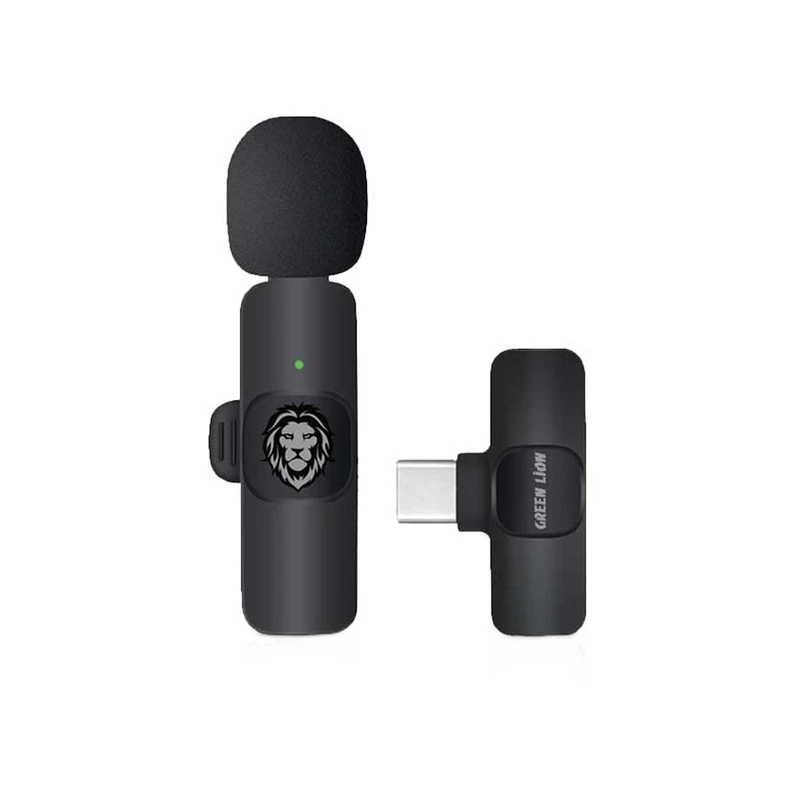 میکروفن بی سیم سولو گرین Green Solo Wireless Microphone 3 Plugs 60mAh