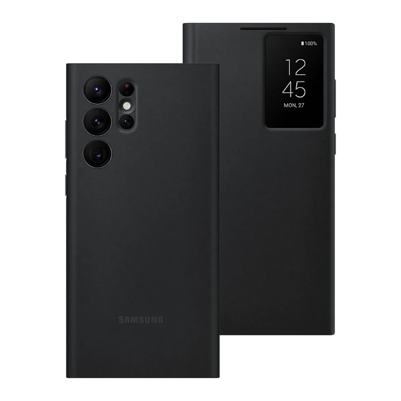 کاور هوشمند اورجینال سامسونگ   S22 Ultra Clear View Cover