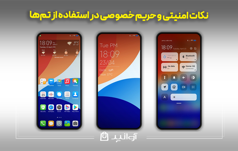 نکات امنیتی و حریم خصوصی در استفاده از تمها در شیائومی