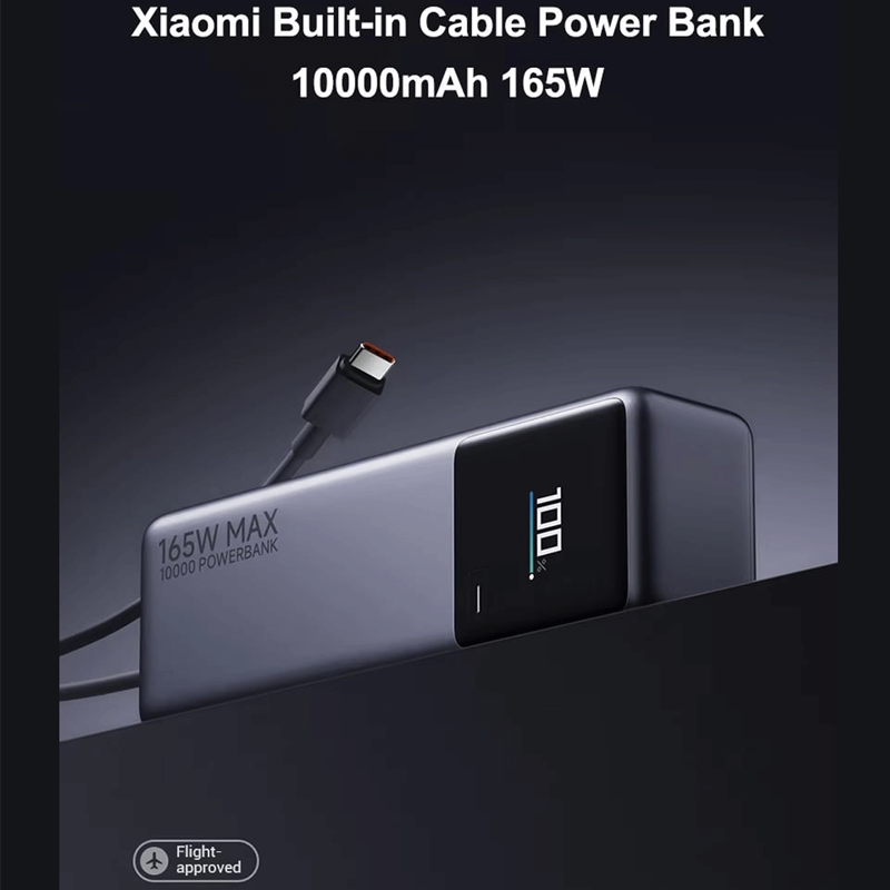 پاوربانک شیائومی Xiaomi 165W Power Bank 10000 مدل PB1165MI