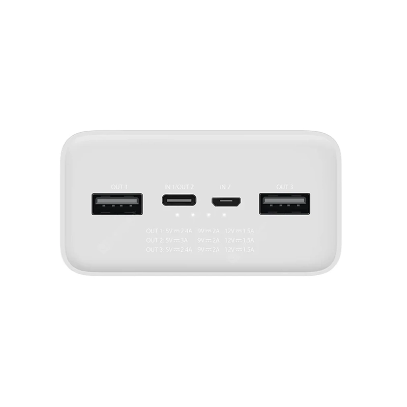 پاوربانک 18 وات شیائومی مدل Mi PB3018ZM ظرفیت 30000 میلی آمپر ساعت