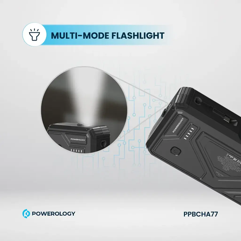 پاوربانک خورشیدی 27000 میلی آمپر پاورولوژی 22.5 واتی مدل  Powerology PPBCHA77