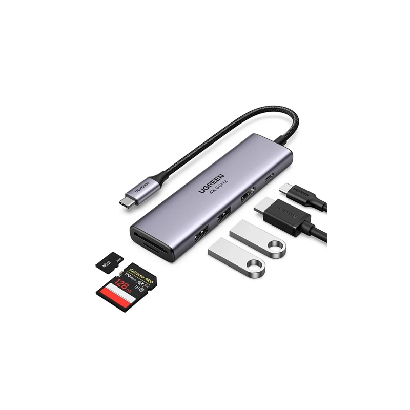 هاب 6 پورت USB-C یوگرین مدل 60384-CM511